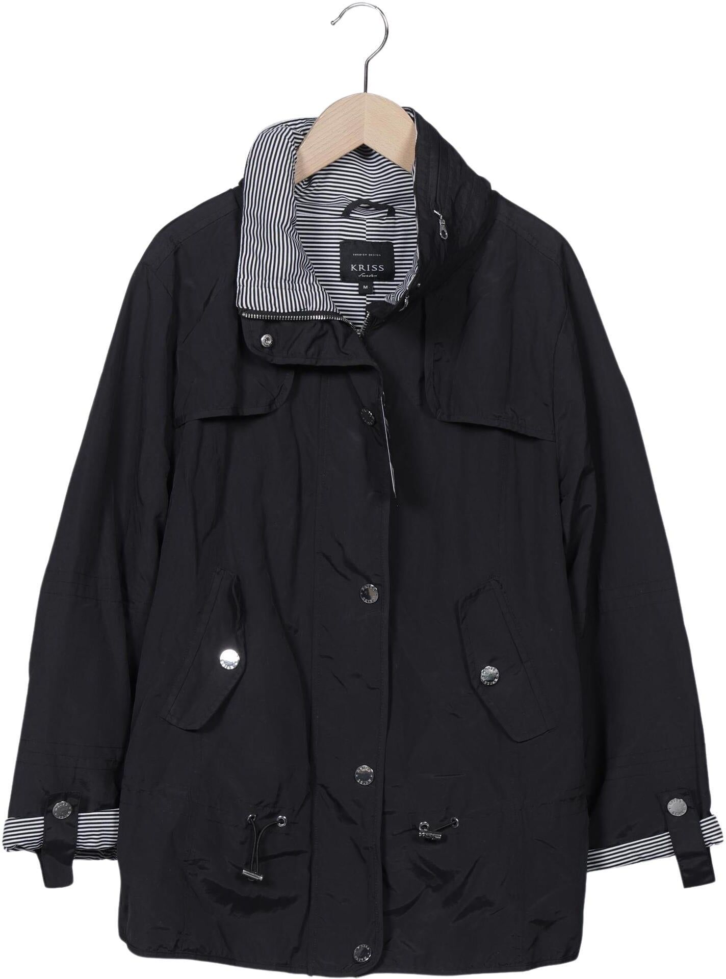 Kriss Trading Sweden Damen Jacke, Schwarz, Gr. M, Synthetik - Second Hand