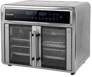 Kalorik MAXX Flex Trio 26 Quart Air Fryer Oven, Tri-Flex Technology, Stainless Steel