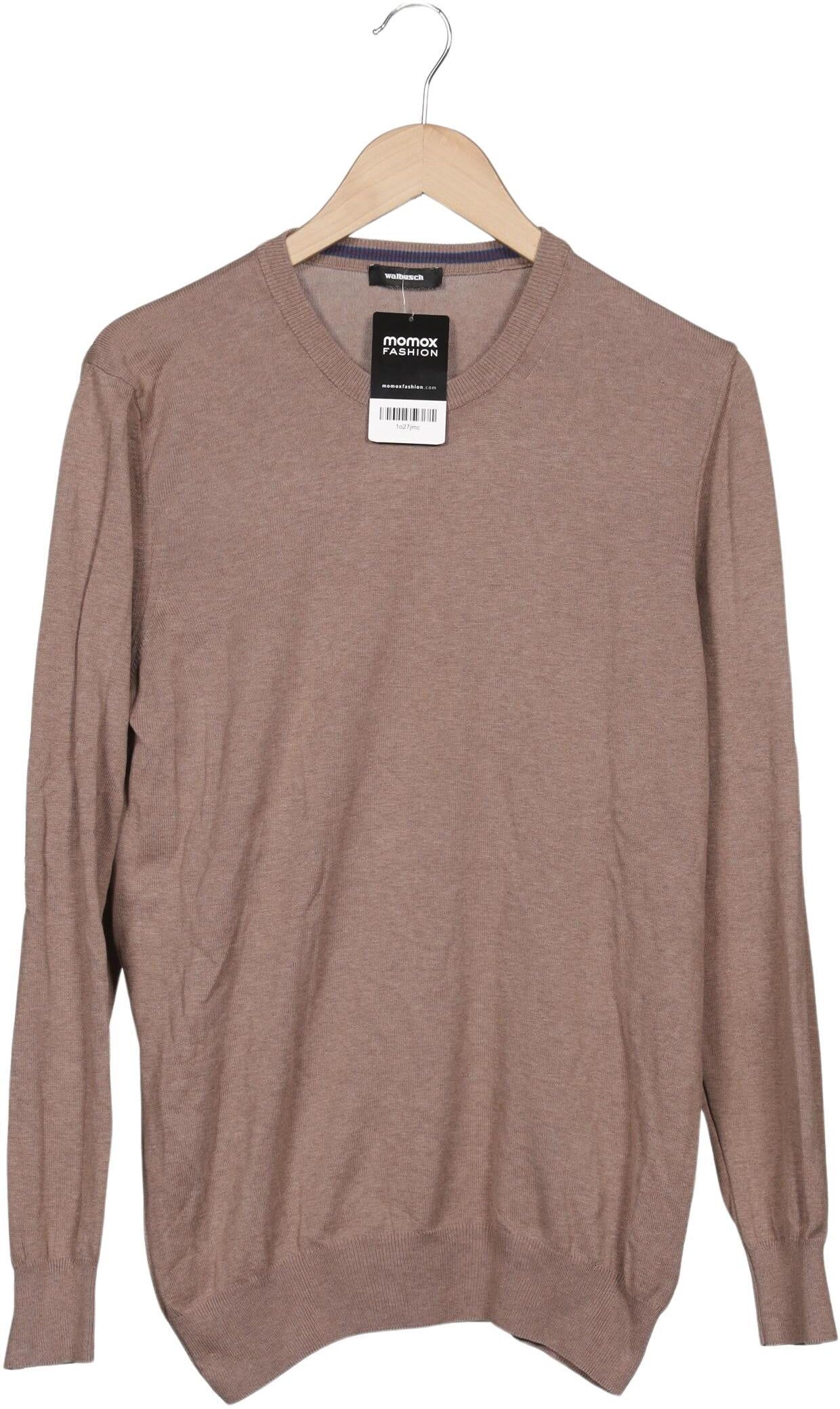 Walbusch Herren Pullover, Braun, Gr. EU 50, Baumwolle - Second Hand