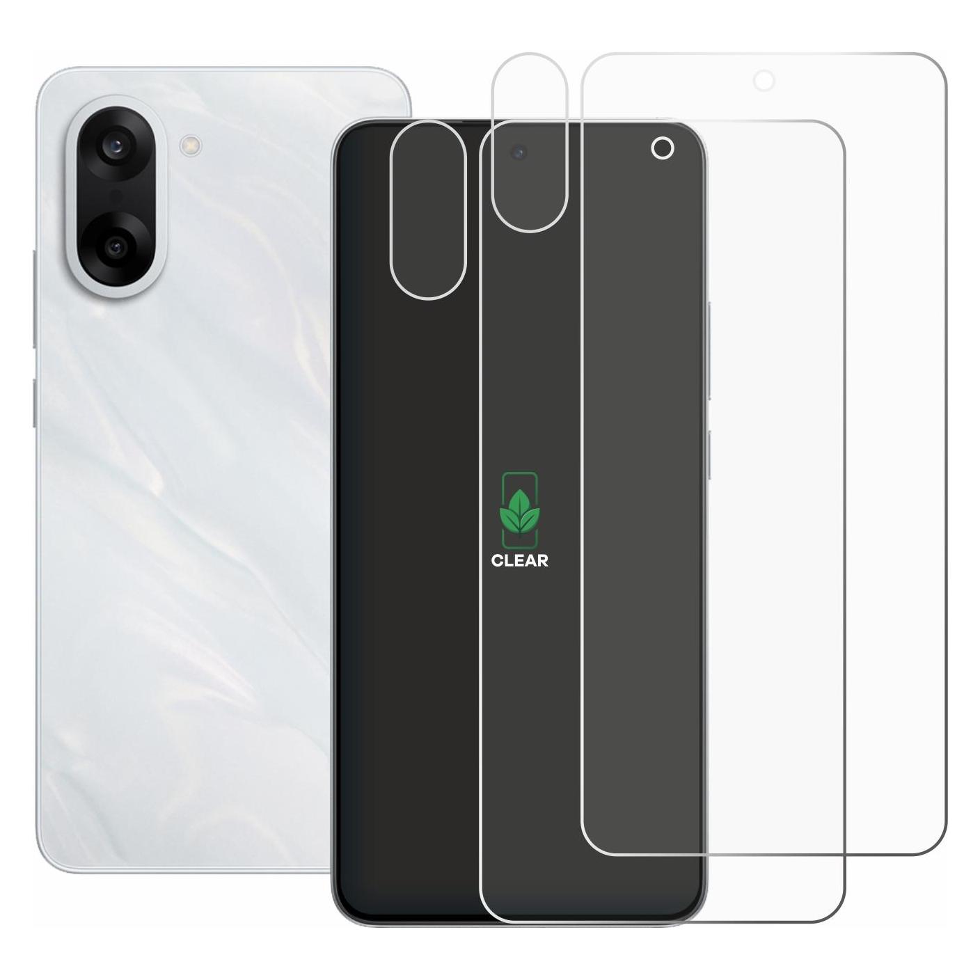 ScreenLeaf Schutzfolie für OnePlus Nord CE 5 (Display+Kamera) Displayschutz Display Schutz Folie Klar (2 Stk., OnePlus Nord CE5) (6159876)