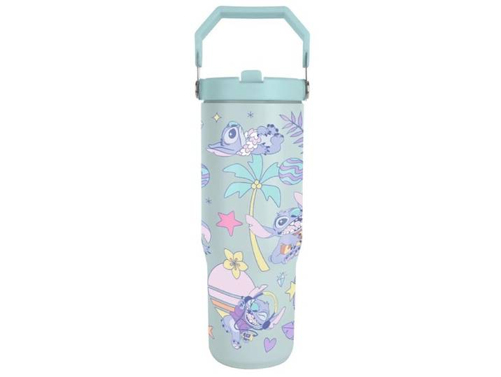 Tumbler Travel Mug XL avec poignée Disney Lilo & Stitch : Stitch [Contenance 900ml]