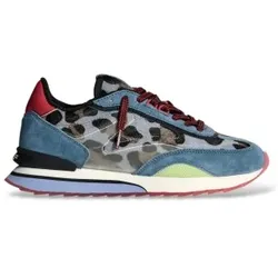 HOFF für Damen. 22603001 Art Leder Turnschuhe blau (37), Wohnung, Schnürsenkel, Lässig