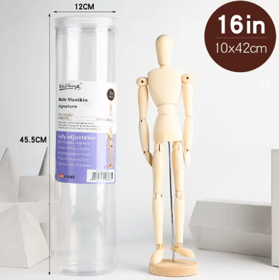 Inspire Picks Wooden Artist Mannequin Set Adjustable Drawing Mannequin Model With Gift Box 42cm