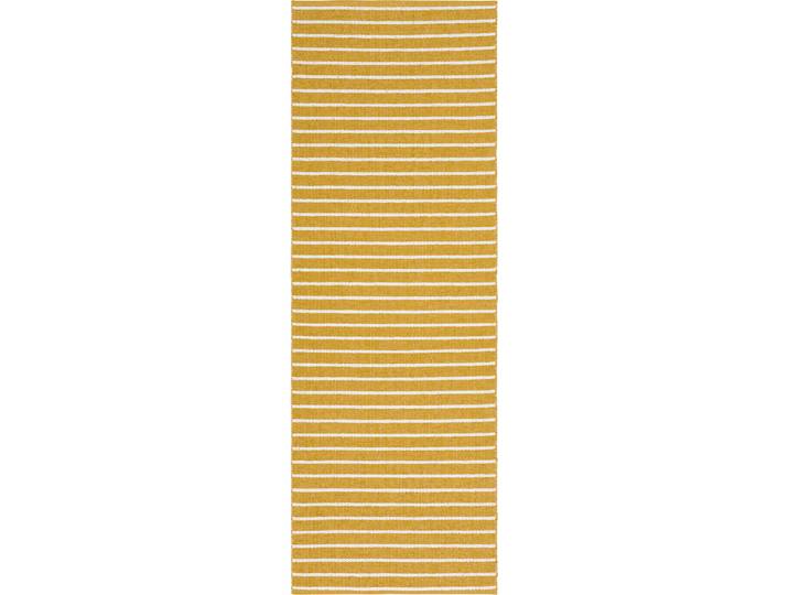 HORREDSMATTAN Outdoor-Teppich Music senfgelb Streifen PVC 70 x 150 cm - Outdoor-Teppich
