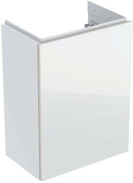 Geberit Acanto Waschtischunterschrank 500607012 39,6x53,4x24,6 cm, Glas weiß - weiß hochglanz
