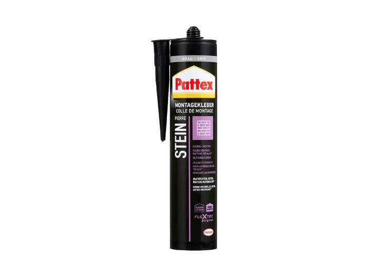 Pattex Montagekleber Stein Grau 420 g