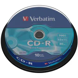 Verbatim CD-R Extra Protection 700 MB 52x 10 Stück(e)