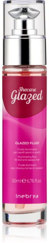 Inebrya Shecare Glazed Fluid sérum illuminateur pour des cheveux brillants et doux 50 ml