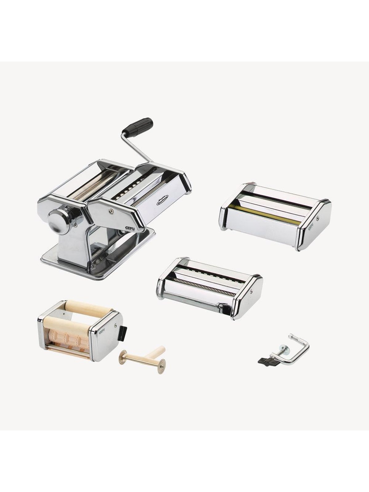 GEFU Küchenmaschine Nudelmaschine Perfetta Deluxe-Version