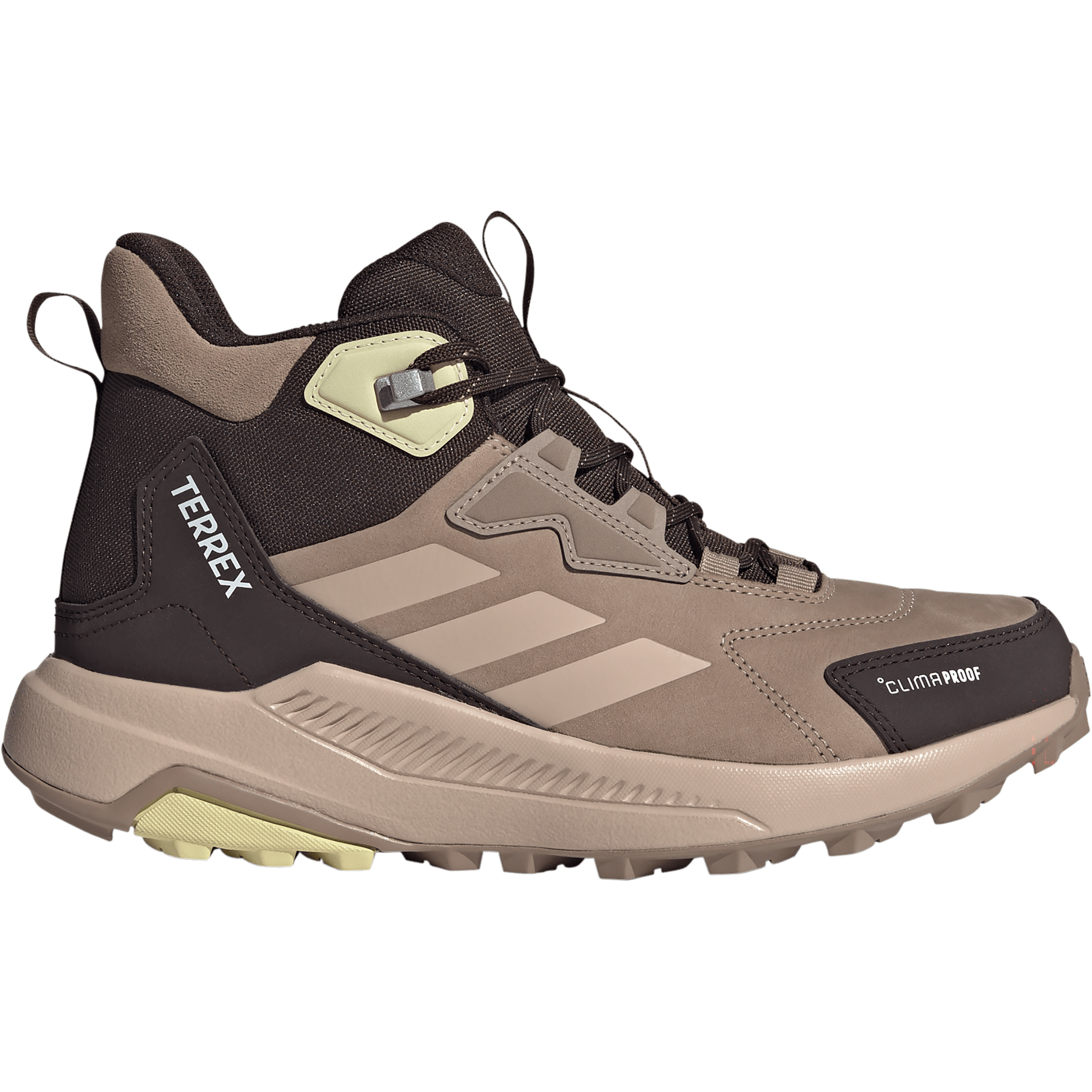 adidas Terrex Anylander Mid Lea Climaproof Damen Wanderschuhe braun Größe 39 Trekking Wasserdicht