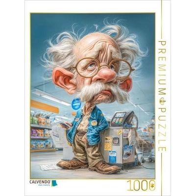 CALVENDO Puzzle Kassierer | 1000 Teile Lege-Größe 64x48cm Foto-Puzzle für glückliche Stunden