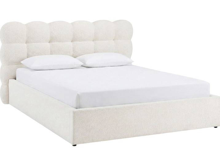 Kastenbett AMORE 140x200cm stoff beige