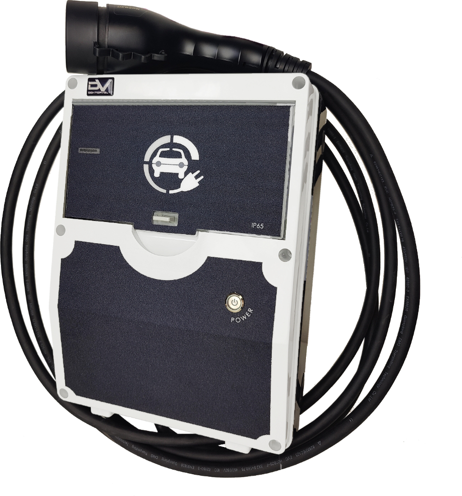 WALLBOX Ladegerät Home Ladestation 11 kW mit Typ 2 Ladekabel 5 Meter für Elektro- und Hybridfahrzeuge Doktorvolt