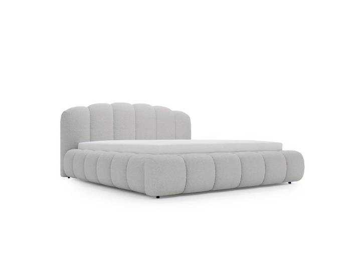 Graingold Polsterbett Cloud Soft, Grau, 186x234 cm, Schlafzimmer, Betten, Polsterbetten