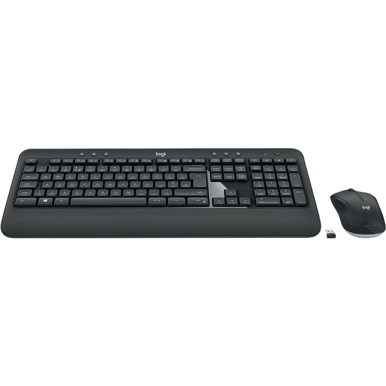Logitech MK540 Advanced - Tastatur-und-Maus-Set - Arabisch - Dunkelgrau Eingabegerät