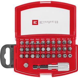 Einhell Bitset 118495, 32-teilig, Schlitz, Kreuz, Torx, Innensechskant