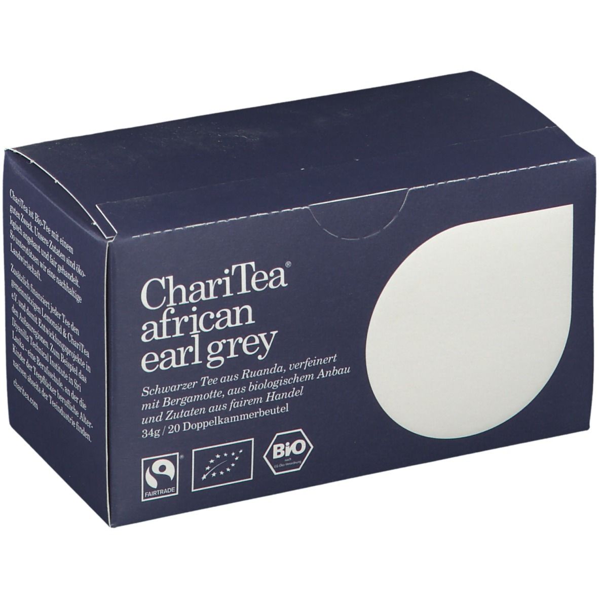 Charitea African Earl Grey Bio 20 St Filterbeutel