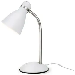 Orion, Tischlampe, LA 41187 weiss Tischleuchte sandgestrahlt (E27)