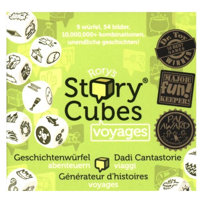 Rory's Story Cubes Story Cubes Voyages (Deutsch, Französisch, Italienisch, 1 - 6 Spieler) (4460399)