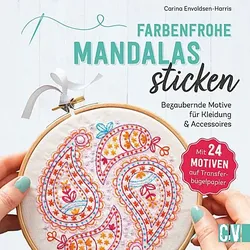Buch "Farbenfrohe Mandalas sticken"