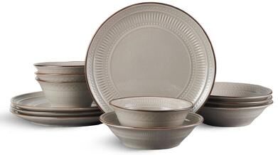 Pfaltzgraff Easton 12-Piece Dinnerware Set, Service for 4