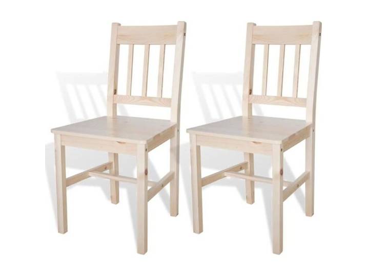 8171 Lot de 2 Chaises de salle à manger Design & Chic - Ensemble de 2 Chaises Bois de pin MMCZ®