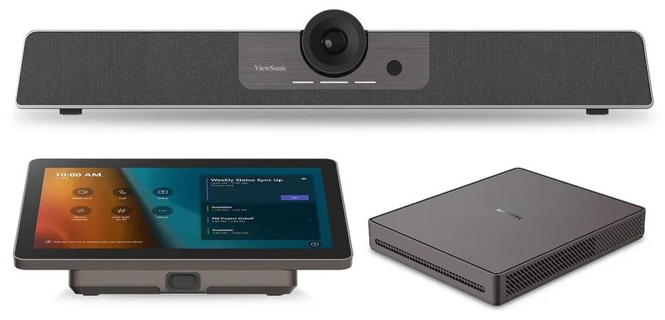 Viewsonic TeamJoin TRS10-UB, Videozusammenarbeit, CMOS, 2K Ultra HD, 5x, Windows 11 IoT Enterprise, Schwarz