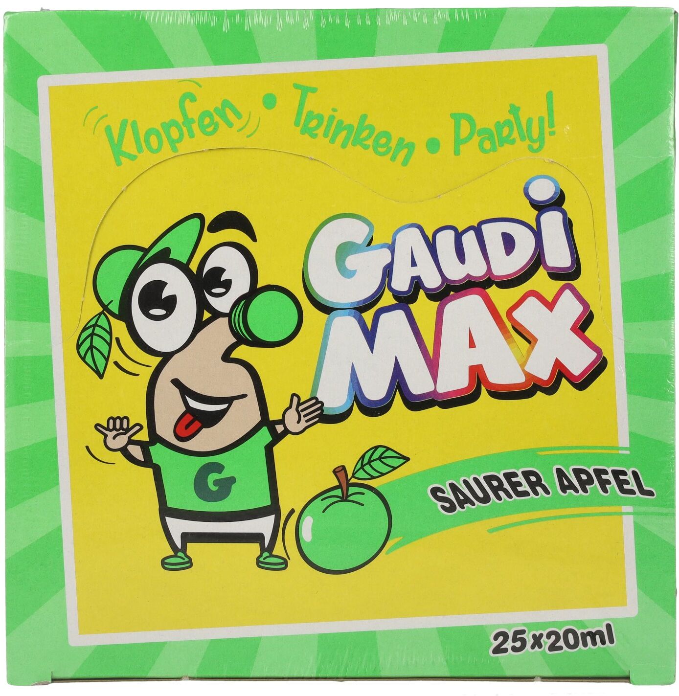 Gaudimax Shots Gaudi-Max SAURER APFEL 16% Vol. 25x0,02l