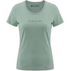 Gardena Damen T-shirt mit Print Kurzarm lockere Passform Baumwolle Gr. M