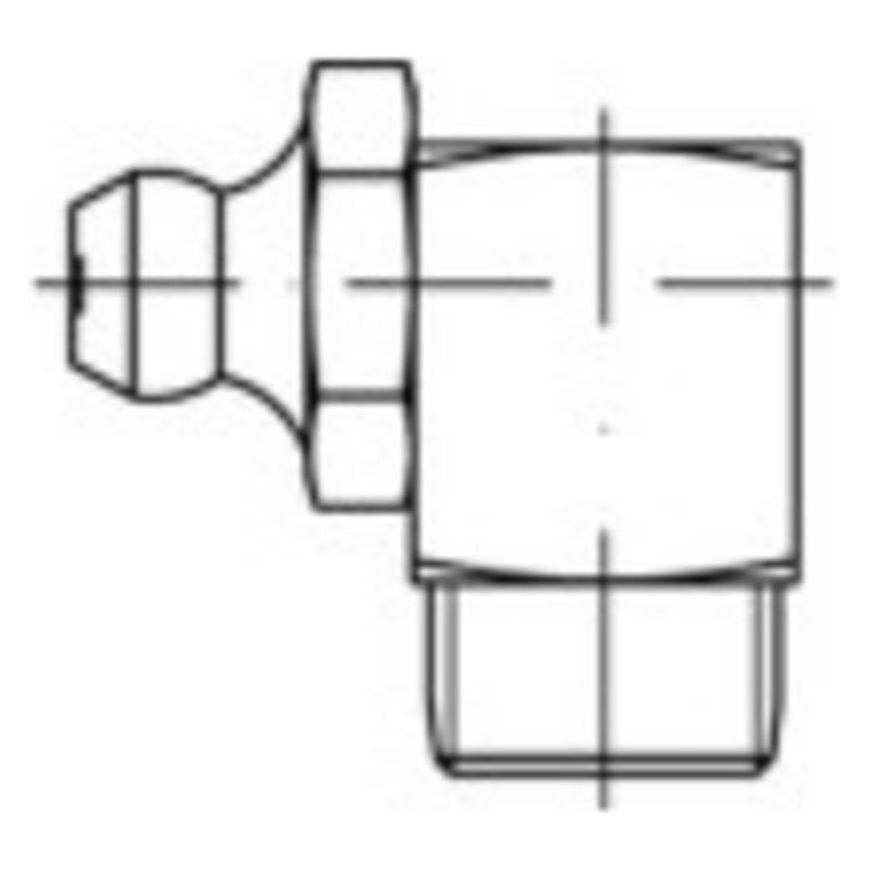 Toolcraft Kegelschmiernippel DIN 71412 S (147209)