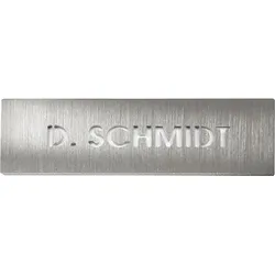 DoorBird D21x Namensschild für eine Ruftaste, individuelle Gravur, beleuchtet