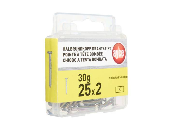 Ayce Halbrundkopf-Drahtstift 2.5 cm