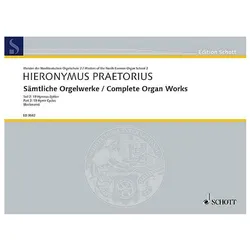 Sämtliche Orgelwerke Band 2, Fachbücher von Hieronymus Praetorius