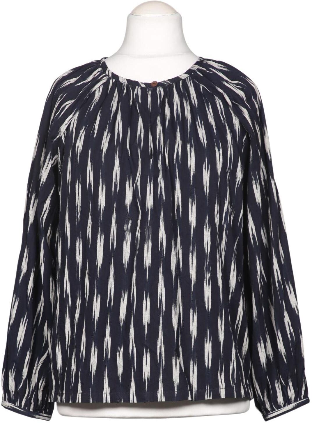 People Tree Damen Bluse, Mehrfarbig, Gr. L (UK 14), Baumwolle - Second Hand