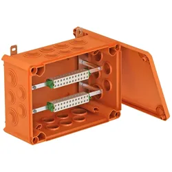 OBO 7205590 Kabelabzweigkasten für Funktionserhalt 285x201x120 Polypropylen pastellorange RAL 2003 T 350 ED 4-28 AD