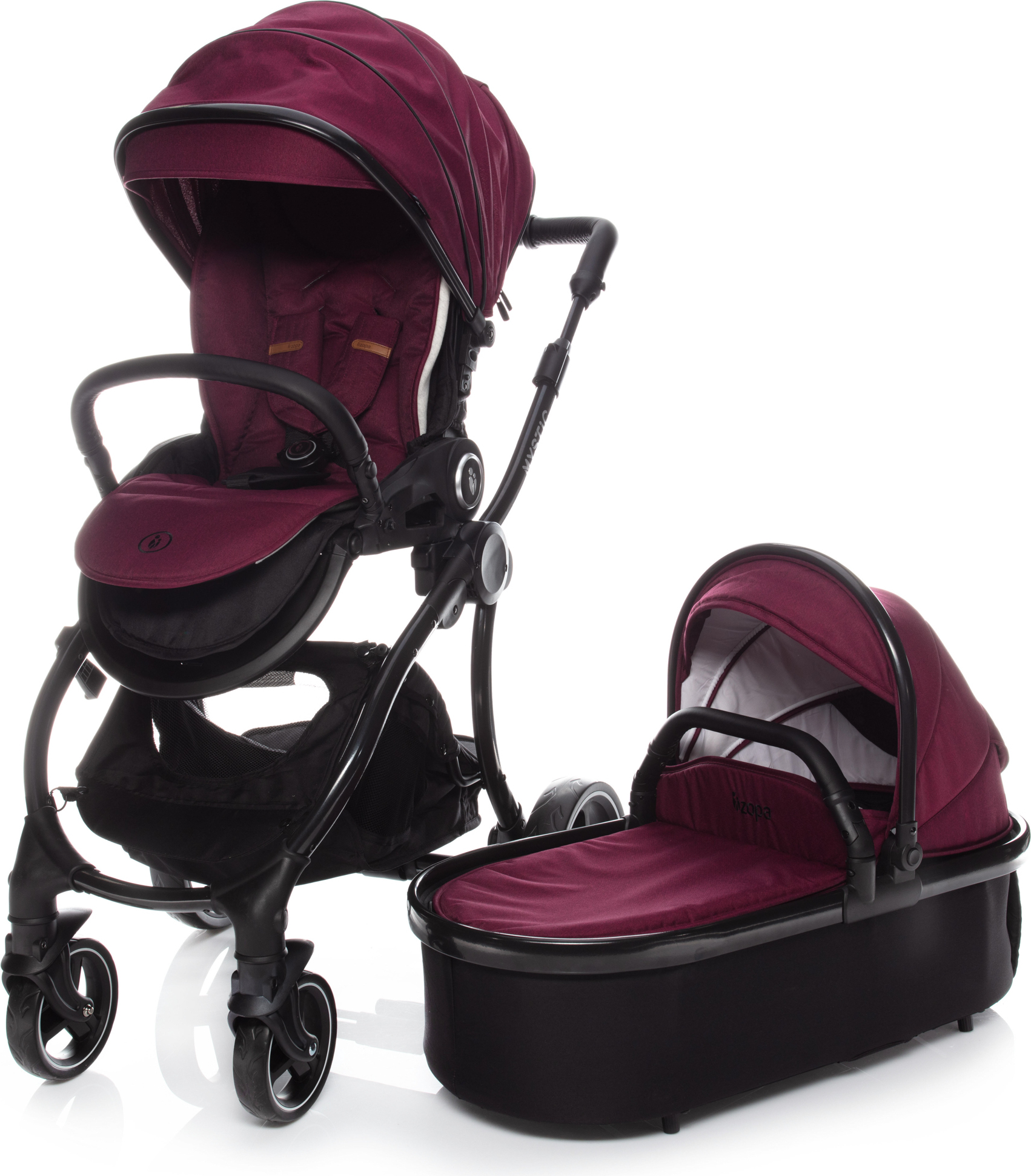 ZOPA Kinderwagen Mystic 2022 Bordo Rot