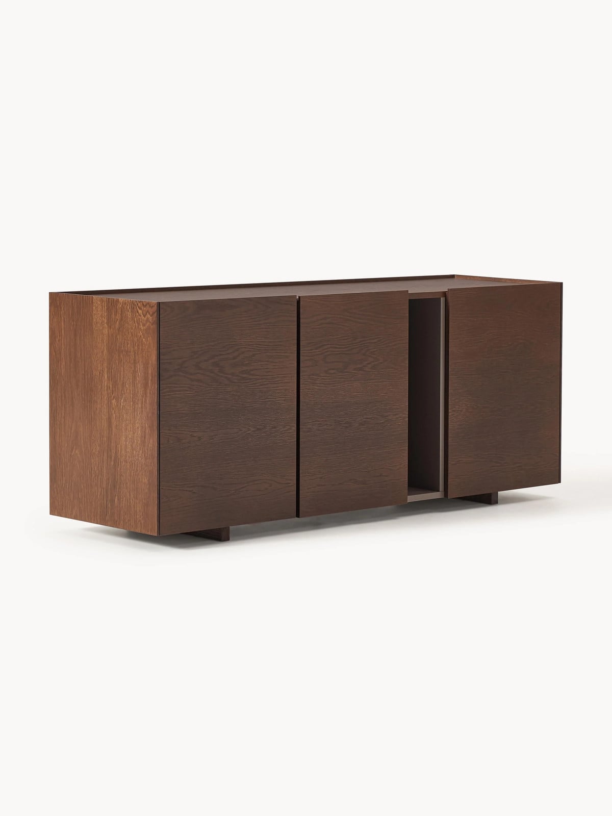 Westwing Collection Houten dressoir Larsen modern met soft-close lades Breedte: 160 cm
