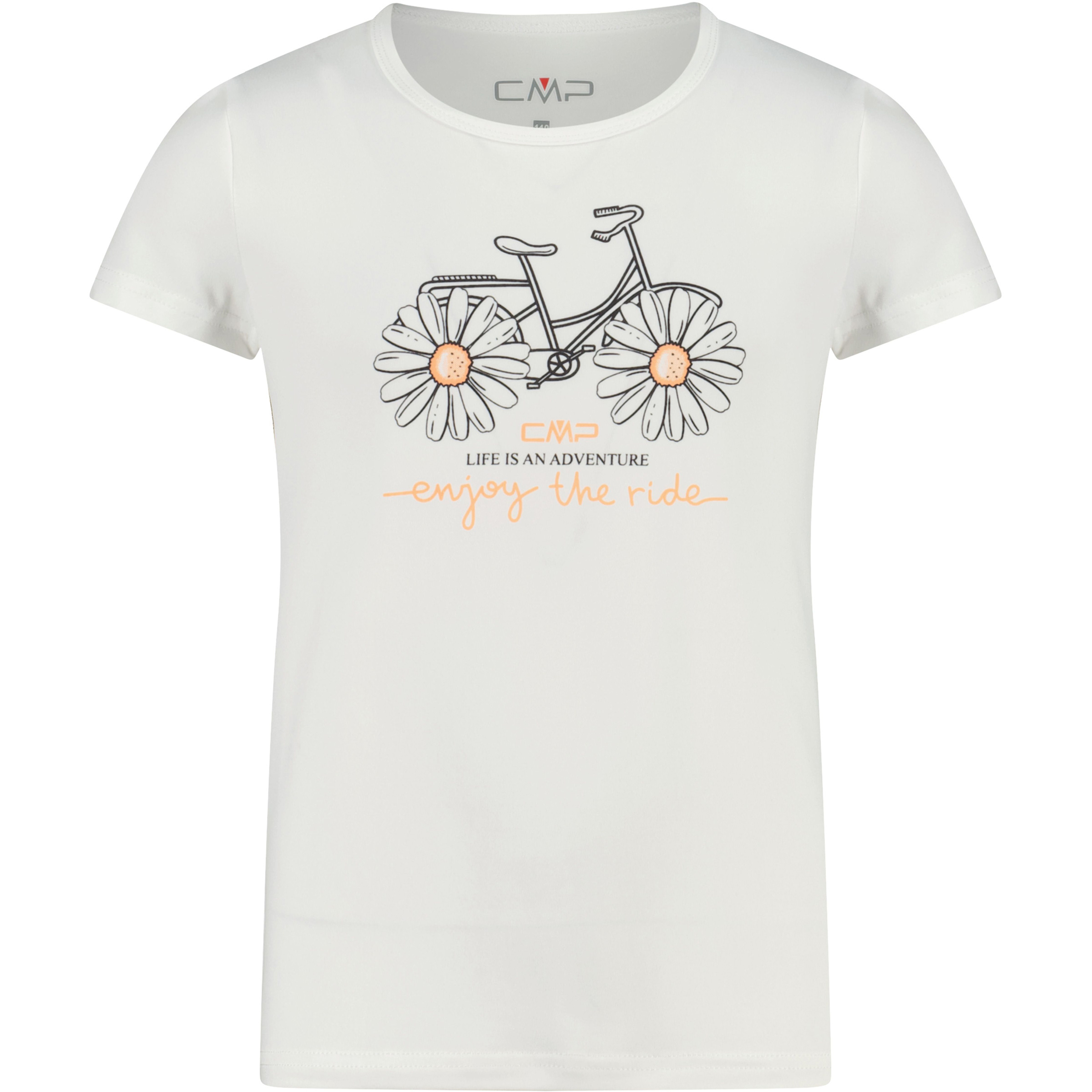 CMP Print Kinder T-Shirts weiss Größe 176 Trekking Elastisch