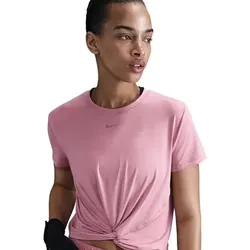 NIKE Damen Top W NK ONE CLASSIC TWST SS, Größe M in Pink Pink
