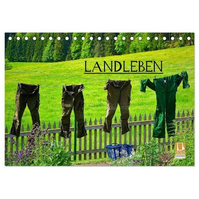Landleben (Tischkalender 2027 DIN A5 quer), CALVENDO Monatskalender