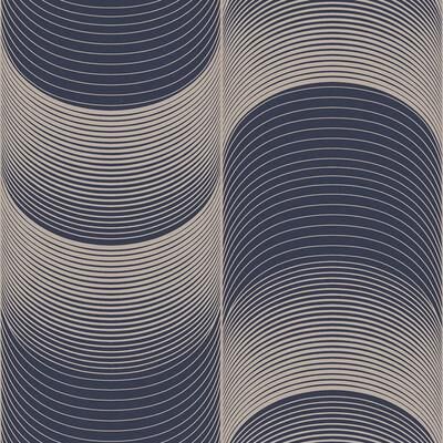 Graham & Brown Eclipse Navy Blue Wallpaper