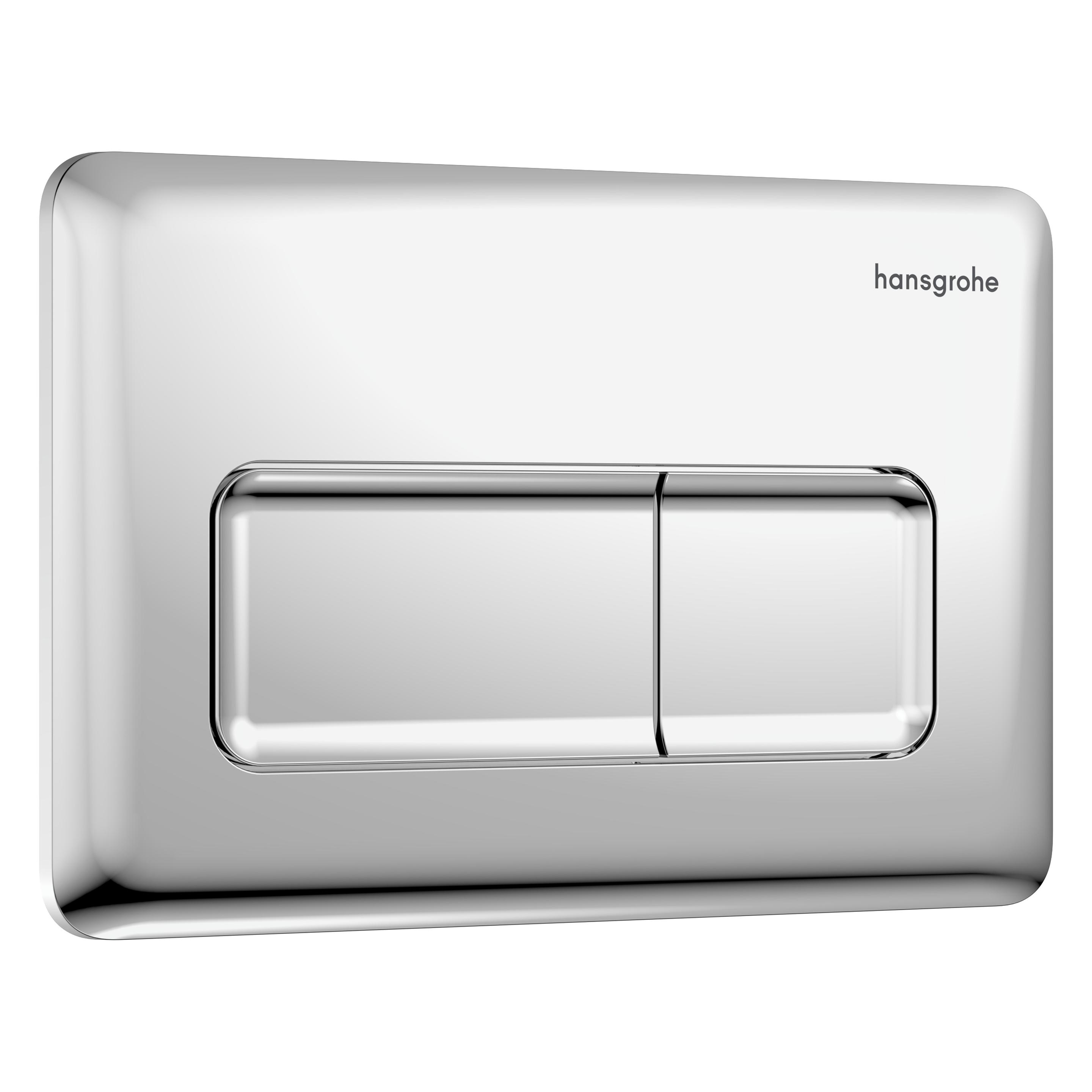 hansgrohe iFrame Original Q Plaques de déclenchement pour chasse d'eau à 2 quantités, 66001000, 66001000 (66001000)