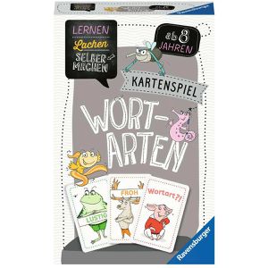 Ravensburger Lernspiel Lernen Lachen Selbermachen, Wortarten, ab 8 Jahre, 1-4 Spieler