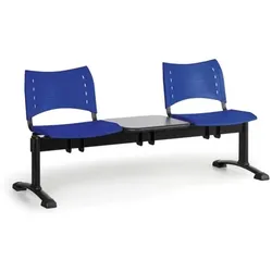 Wartezimmerbank - Kunststoff Visio Biedrax LC9285m - Gestell schwarz