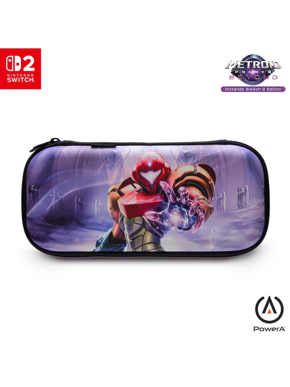 PowerA Slim Case für Nintendo Switch 2 - Pikachu-Gewitter, offiziell lizenziert, Schutzhülle, Platz für 10 Softwarekarten