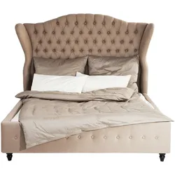 Kare Design »City Spirit« Bett Linen Natural 180x200 cm