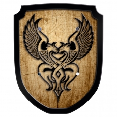 holzspielerei Wappenschild - Phönix natur 280863
