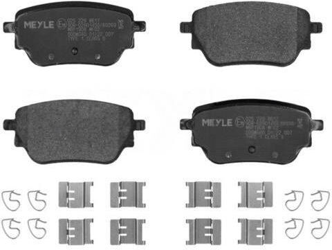 MEYLE 025 229 8617 Bremsbeläge