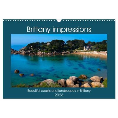 Brittany impressions (Wall Calendar 2026 DIN A3 landscape), CALVENDO 12 Month Wall Calendar