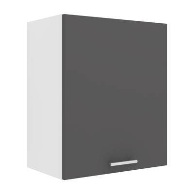 Hängeschrank VCM "Küchenschrank B. 50 cm Hängeschrank Küche Esilo", schwarz (weiß, anthrazit), B:50cm T:31cm, Obermaterial: 100% Holz Wood., Schränke, Hängeschrank